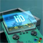 Yetişkinler Çocuklar Için X6 El Oyun Oyuncusu 2000MAH Mini Oyun Konsolu +1000 Oyun Fifa Mario Vb - Renkli