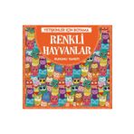Yetişkinler İçin Boyama Renkli Hayvanlar-Dokuz Yayınları