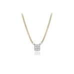 Yetkin Diamond 0.25 Karat Pırlanta Baget Kolye