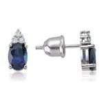 Yetkin Diamond 2.10 Karat Safir Pırlanta Küpe