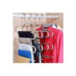Yetkin Home Eşarp Başörtüsü Pantolon Pijama Elbise Askısı 5 Katlı Metal Askı
