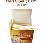 Yetkin Tahta Kahve & Çay Karıştırıcı 500'LÜ