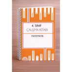 Yetsis Yayınları İlkokul 4. Sınıf Matematik Dersi Çalışma kitabı - MEB birebir basım renkli baskılı spiral ciltli