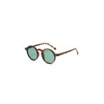 Yevi Leopar Desenli Yuvarlak Vintage & Retro Güneş Gözlüğü