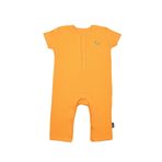 yeyyu Organik Pamuklu Kısa Kol Bebek Tulum Kumquat