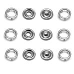 YF STORE 100 Adet Bebe Çıtçıt, 9,5 mm, Paslanmaz Çelik, Takı Yapma Seti