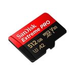 YF Tekstil Ambalaj 512 GB Extreme Pro Microsdxc Kart + Sd Adaptörü + Rescuepro Deluxe, 200 Mb/sn'ye Kadar, A2 Uygulama Performansı, Uhs-I, Sınıf 10, U3, V30 ile - Option-1