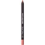 YF Tekstil Ambalaj Cosmetics Silk Lipliner Suya Dayanıklı Ipeksi Dudak Kalemi - 01 Muted Peach - Siyah