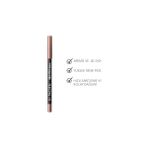 YF Tekstil Ambalaj Cosmetics Silk Lipliner Suya Dayanıklı Ipeksi Dudak Kalemi - 02 Warm Nude - Siyah