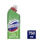 YF Tekstil Ambalaj Domestos Yoğun Kıvamlı Çamaşır Suyu Maksimum Hijyen Dağ Esintisi 750 ml 5 Paketi, 750 ml x 5, Dağ Esintisi Çamaşır Suyu - Ahşap