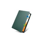 YF Tekstil Ambalaj - Galaxy Tab S7 Plus T970 ile Uyumlu Kılıf Kalemlikli Dönebilen Standlı Kalem Şarj Bölmeli Kapak - Mavi - Option-1 - Altın