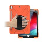 YF Tekstil Ambalaj Ipad Pro 10.5 AIR10.5 2019 Kalem Yerli Standlı Zırh Kılıf Shockproof CASE-(5775 - YFTA166142-6 - Fuşya