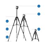 YF Tekstil Ambalaj LT-3366 140CM – 3 Yönlü Kafa, Su Terazili, 3 kg Taşıma Kapasiteli, Kamera ve Telefon ile Uyumlu - Option-1