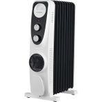 YF Tekstil Ambalaj LUX09-FP-BW 9 Dilim 2400 Watt Turbo Fanlı Yağlı Radyatör - 0-Siyah