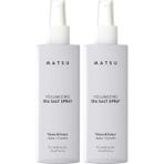 YF Tekstil Ambalaj Matsu Professional Volumizing, Deniz-Tuzu Hacim Bakım Spreyi, 200 ml (2 Paketi) - Acı Kahve - --