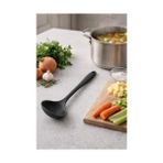 YF Tekstil Ambalaj Silikon Kepçe, Sert Uçlu Çorba Kepçesi, Yemek Servis Kepçesi, Yanmaz Yapışmaz Çizmez Mutfak Servis Kaşığı, Karışık Asorti Renk Gönderilir, Tencere Tava Uyumlu - Option-1