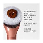 YF Tekstil Ambalaj Techniques Glow Yuvarlak Tabanlı Makyaj Fırçası, Sıvı ve Krem Makyaj Için, Parlatma ve Karıştırma Kapsama Için Düz Üst Fondöten Fırçası, Yoğun Sentetik Kıllar, Vegan ve Zulüm Içermez, 1 Adet - Option-1
