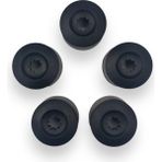 YF Tekstil Ambalaj Tekerlek Jant Bijon Kapağı 5 Adet 1K0601173 Vw Beetle ile Uyumlu 2012-2015 - (ClearEyelets)Black-RadiantOrchid - 13 inç