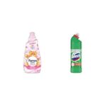 YF Tekstil Ambalaj Yumoş Konsantre Çamaşır Yumuşatıcısı Şakayık 1440 Ml(1) Domestos Yoğun Kıvamlı Çamaşır Suyu Maksimum Hijyen Dağ Esintisi, 750 Ml(4) - 0,25 gr