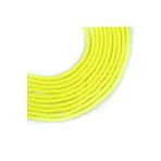 yfhobi 1 Dizi (40 Cm) - 4 Mm Fimo Boncuk, Neon Sarı Renk Polimer Fimo Boncuk Dizisi, Hamur Boncuk
