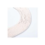 yfhobi 1 Dizi (40 CM) - 6 Mm Fimo Boncuk, Açık Pembe Renk Polimer Kil Fimo Boncuk Dizisi, Hamur Boncuk