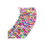 yfhobi 1 Dizi (40 Cm) - 6 Mm Fimo Boncuk, Karışık Renkli Polimer Kil Fimo Boncuk Dizisi, Hamur Boncuk