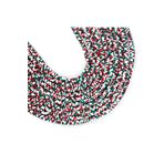 yfhobi 1 Dizi (40 Cm) - 6 Mm Fimo Boncuk, Yeşil-kırmızı-beyaz Ton Polimer Fimo Boncuk Dizisi, Hamur Boncuk