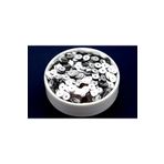 yfhobi 10 Gram - 8 Mm Plastik Payet Pul Ortadan Delik Güpür, Takı, Kumaş Ve Süsleme Pulu, 10 Gram? 450 Adet