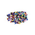 yfhobi 5 Gram - 10x7 Mm Çiçek Desenli Renkli Metal Pul, Takı Malzemesi, Pirinç Pul, (33-35 Adet Civarı)