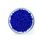yfhobi 50 Gram- 4 Mm Parlament Mavi Renk Büyük Boy Kum Boncuk, Takı Yapım Boncuğu, (50 Gram,~ 650-700 Adet)