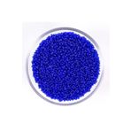 yfhobi 50 Gram - Küçük Boy Kum Boncuğu, 1.5 Mm, Takı Yapım Boncuğu, Buzlu Parlament Mavi Renk, K74