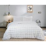YGT Home Bubble Soft Tavşan Tüyü Çift Kişilik Yatak Örtüsü Seti Ekru 220 x 240 - 220 x 240 cm