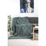 YGT Home Dama Örgü Saçaklı Triko Tv Battaniyesi 130 x 170| Koltuk Örtüsü - 130 x 170 cm - Açık Gri