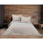 YGT Home Stil Jakarlı Çift Kişilik Yatak Örtüsü Takımı 3 Parça 250 x 260 Bohem Gri | Pike Takımı - Yeşil - 250 x 260 cm