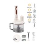 YH-1420 Mutfak Robotu – El Blenderı, Doğrayıcı, Rende ve Çırpıcı Seti
