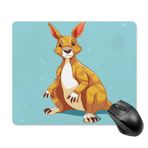 YHEGBFD Mouse Pad Komik Karikatür Kanguru Hayvanat Bahçesi Baskı Bilgisayar Mouse Mat Mouse Pad Sevimli Büyük Mouse Pad Rahat Mouse Pad Oyun Mouse Pad