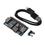 Yheonver 4 bağlantı noktası USB Hub Hat 3/2 / Sıfır W Uzatma Kurulu USB A Uart seri hata ayıklama için USB 2.0/1.1 ile uyumlu