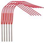 Yheonver 5 adet elektrikli kartuş ısıtıcı elemanları, 220 V, 6 mm, boru çapı, boru elemanları, paslanmaz çelik, boru şeklinde, 120 W