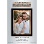yhfoto 1 Adet 30x40 Çerçeve Siyah Ahşap Şeritli Çerçeve Mdf A3 Çerçeve Pvc'li Çerçeve Karışık 30 x 40