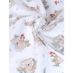 Yhh Kids Organik Müslin Bebek Battaniyesi Koala Desenli - 75 x 100 cm - Renkli
