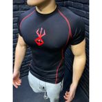 Yhm Erkek Spor Tişört Fit Berserk Baskılı Siyah - 01-Siyah