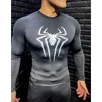 Yhm Uzun Kollu Compression Body Fit Spor Tam Beden Erkek Tişört - 01-Siyah - M - L