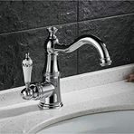 YHSGY‎ B07VT71S4D Sert Pirinç Elmas Tek Saplı Lavabo Musluğu