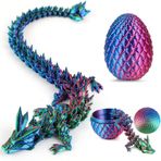 YHSSIUQ 3D baskılı ejderha yumurtası, ejderha, hareketli 3D ejderha, fantastik ejderha yumurtası, dekorasyon ve yaratıcı oyunlar için sürpriz ejderha yumurtası.