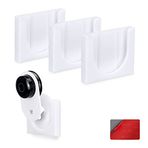 YI Home (3'lü Paket) Güvenlik Kamerası için Duvar Montajı - Yapışkan Tutucu, Sorunsuz Braket, Güçlü 3M VHB Bant, Vidasız, Dağınıklık Yok Kurulum (Beyaz) Brainwavz
