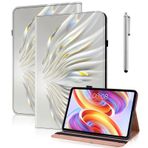 YiChZhe iPad Air 3 2019/ iPad Pro 2017 10,5 inç/iPad 9./8./7 için kılıf. 10,2 inç 2021/2020/2019 Stylus kalem ve otomatik uyku/uyanma, poliüretan deri koruyucu kılıf, kristal kanat