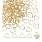 Yiğit Aksesuar 100 Adet Gold 10 Mm Metal Üçgen Toka Bağlantı Parçası Anahtarlık Ve Takı Malzemeleri