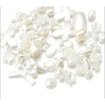 Yiğit Aksesuar 100 Adet Karışık Şekilli İnci Boncuk Takı Yapım Malzemeleri Plastik Renkli