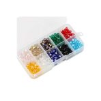 Yiğit Aksesuar 4 Mm 10 Renk Piramit Kristal Boncuk Takı Yapım Malzemeleri