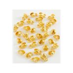 yiğit aksesuar 6 mm 50 Adet Bileklik Kolye Gold Düğüm kapama tesbih Yapım Malzemeleri